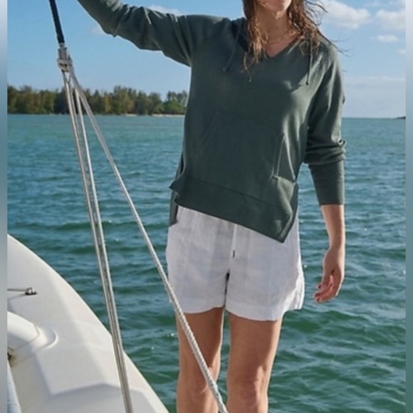 NWT Athleta Retreat Linen Undyed Shorts Size XS (#658548) - Picture 2 of 8